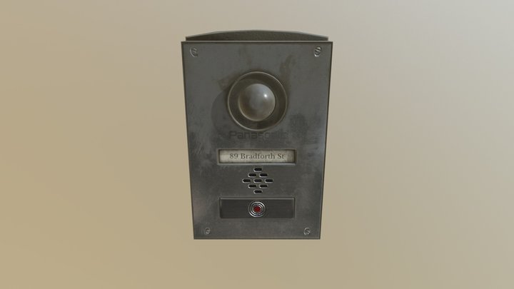 Home Security Buzzer 3D Model