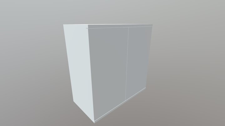 Cupboard_Heigth70_Width70_Depth35 3D Model
