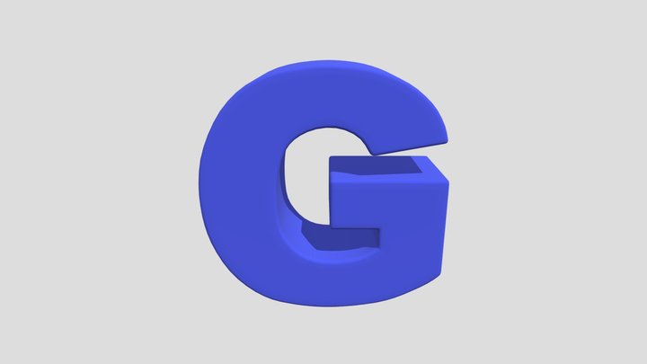 G Letter 3D Model