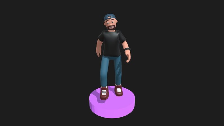 3D CHARACTER STYLISH 3D Model