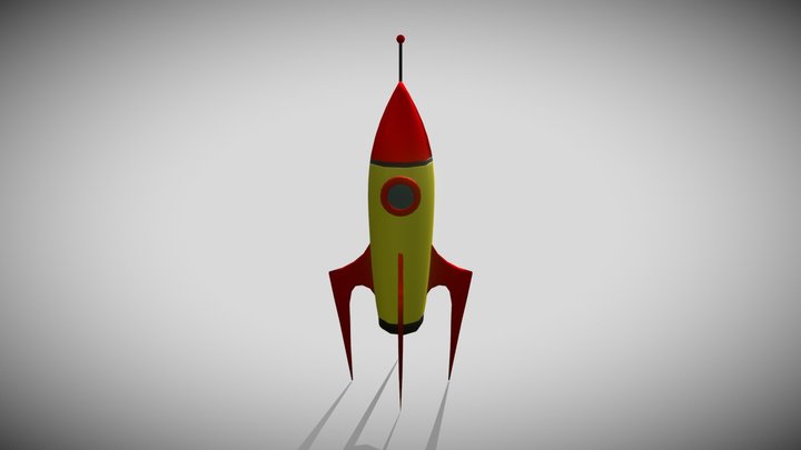Cohete - Clase Taller Arte 3d para Videjuegos 3D Model