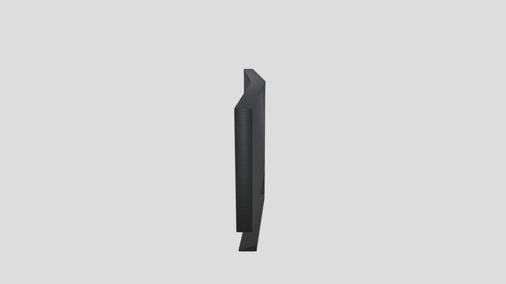 Monitor low poly 3D Model