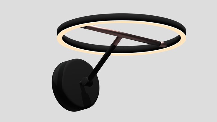 SOL LED Wall Sconce 3D Model