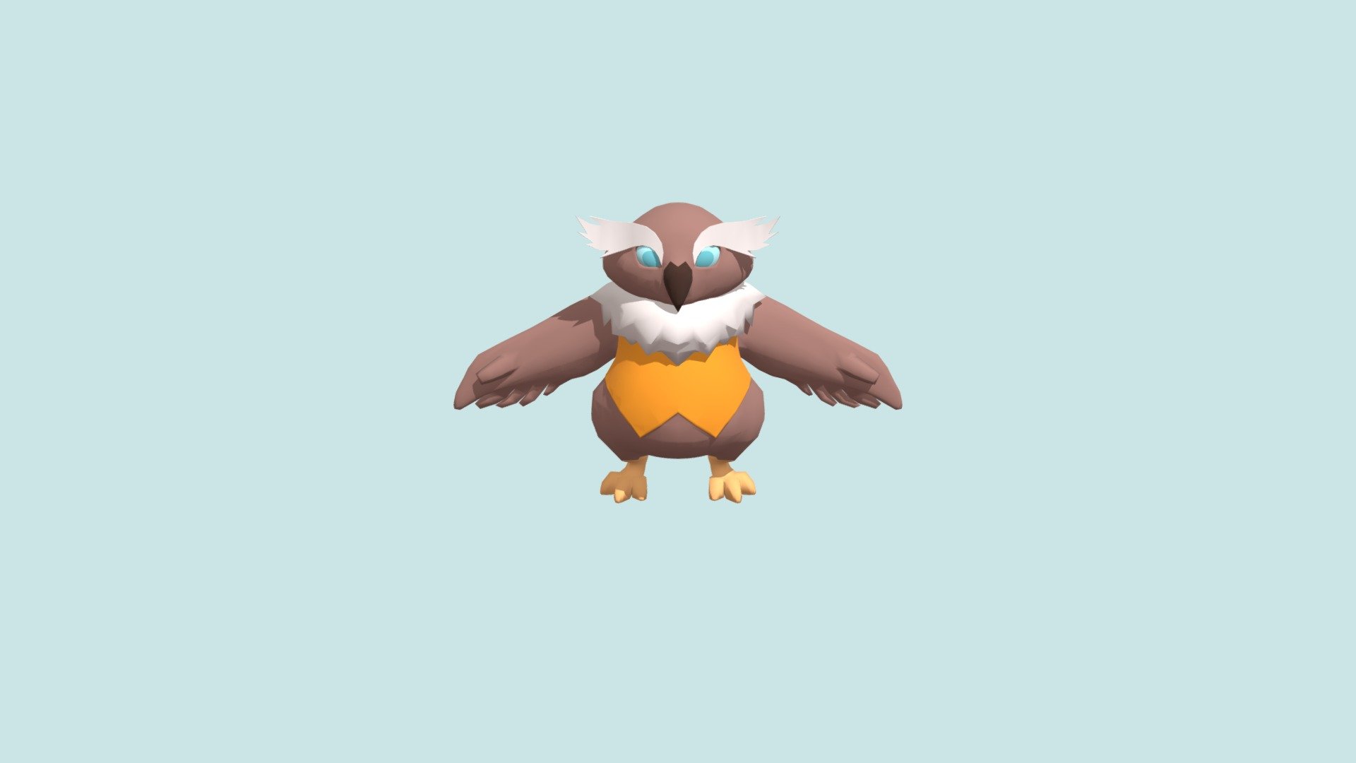 Train Owl - 3D model by whateverosi [166cd2c] - Sketchfab