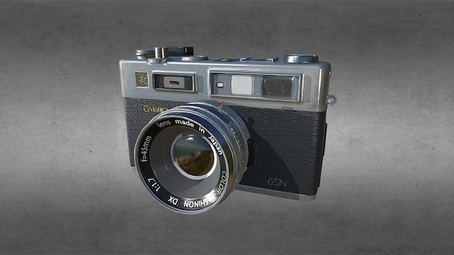 Yashica Electro 35 GSN 1966-1977; GSN: 1971-1977 3D Model