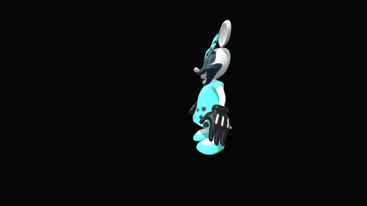 Classic Photo Negative Minnie 3D Model