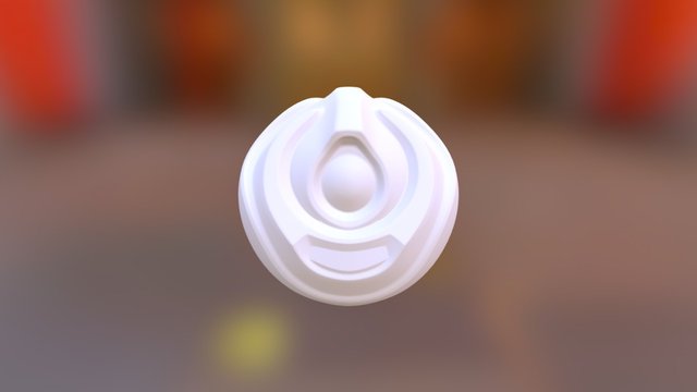 Robo-orb Retopo LOW 3D Model