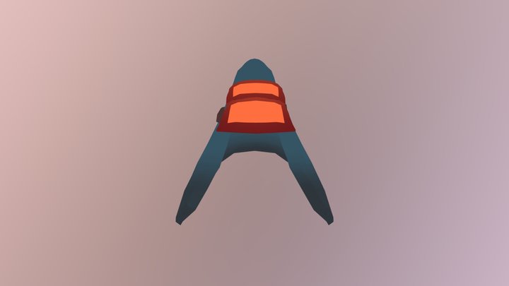 Low Poly Witch Hat 3D Model