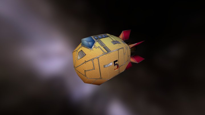 Edward and Wilfred's second ship 3D Model