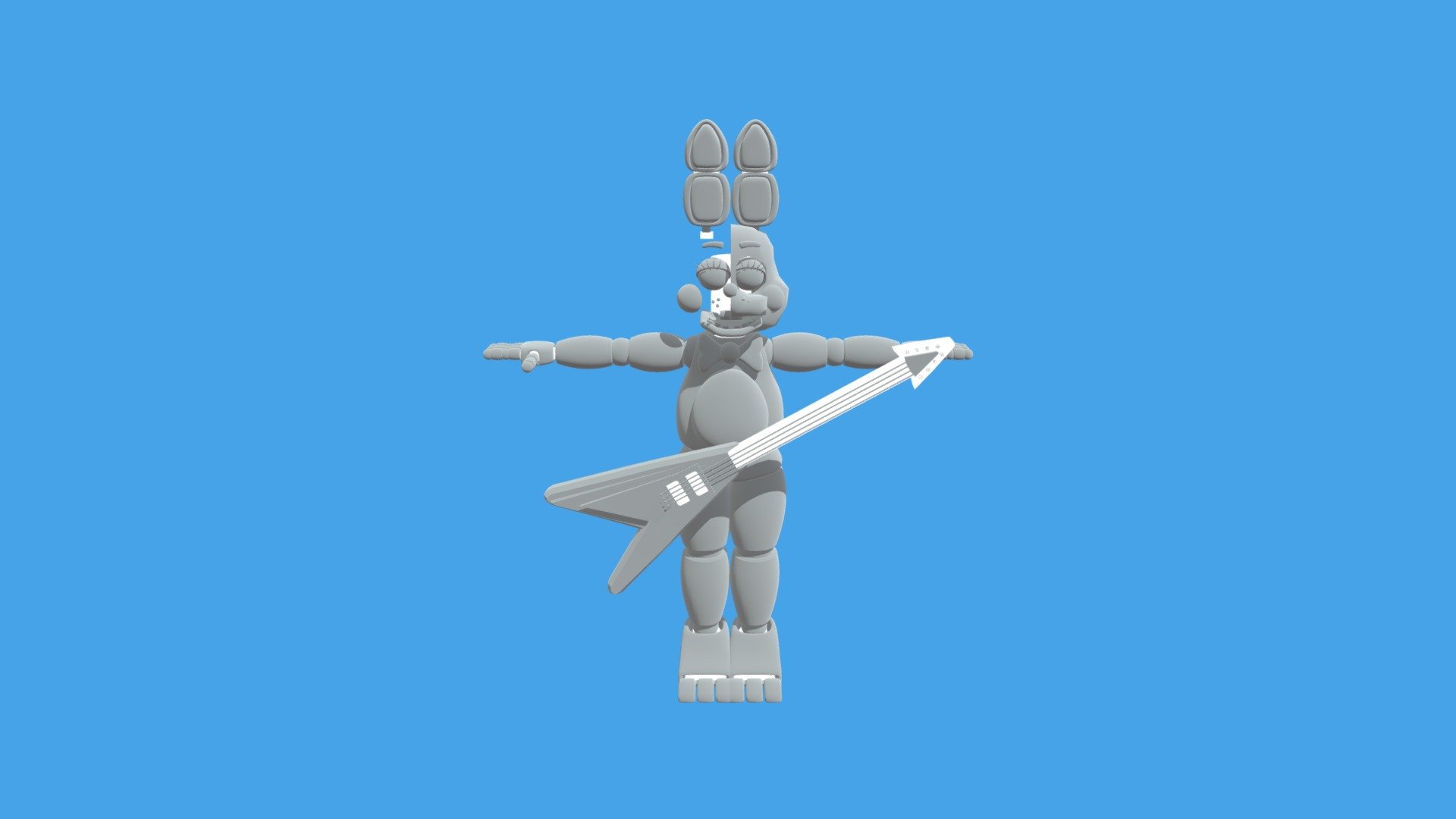 U.F.M.P Toy Bonnie - Download Free 3D model by The A.F.M.P. Team (@A.F ...