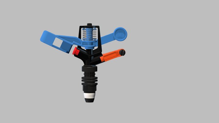Mini Aspersores de Impacto Tigre PINGO 3D Model