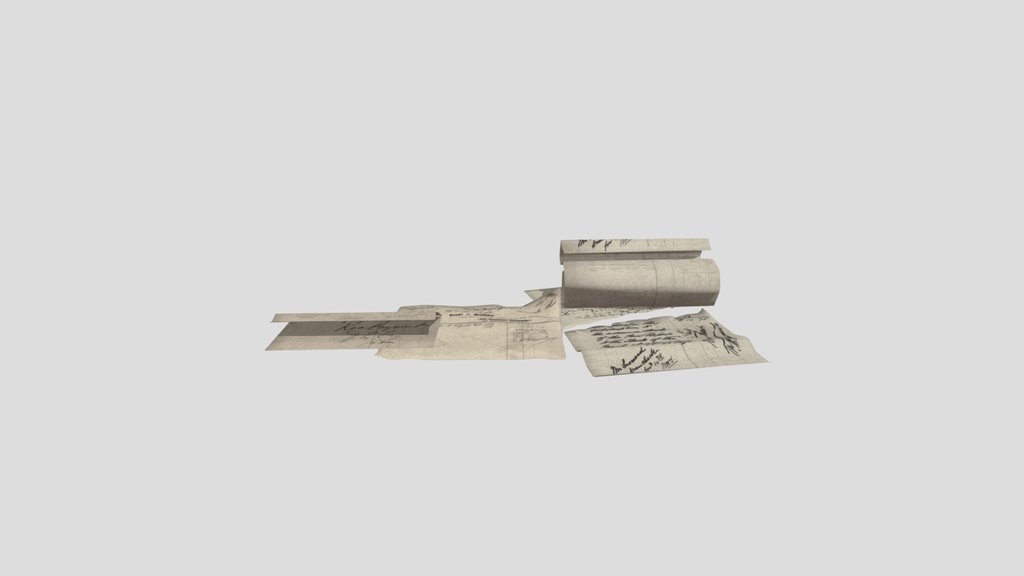 19th Century Paper Clutter Waste