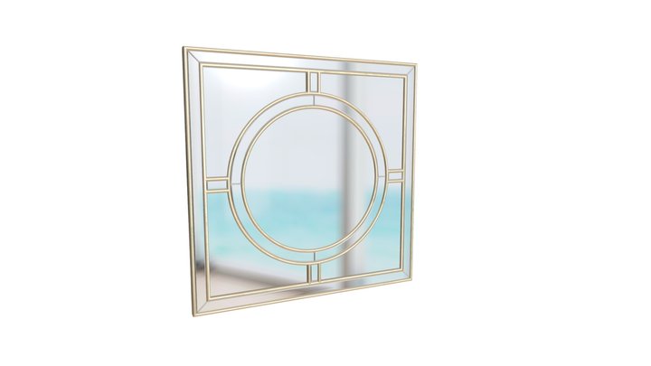 Square Mirror Mirror - A10430 3D Model