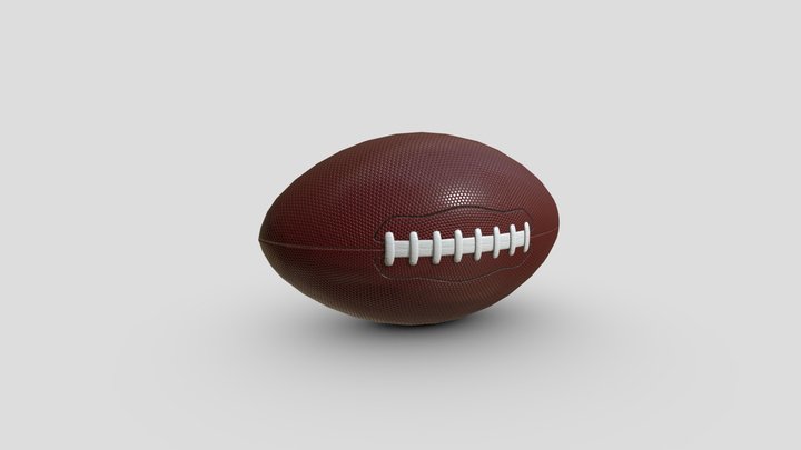 American Football Ball – Free 3D Model STL