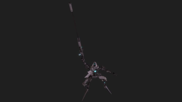 Wasteland Sniper 3D Model