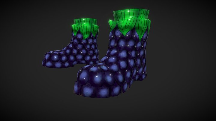 Backberry Boots 3D Model