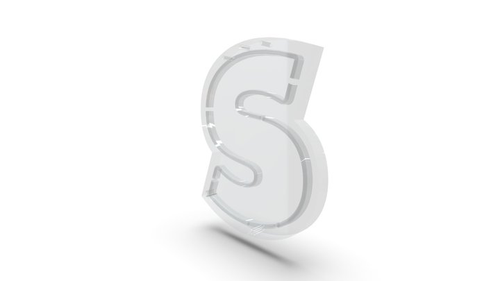 Sk Letter S 3D Model