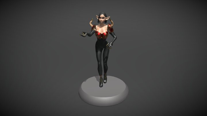 Chara_2020_posing 3D Model
