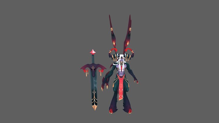 Shadowlord 3D Model