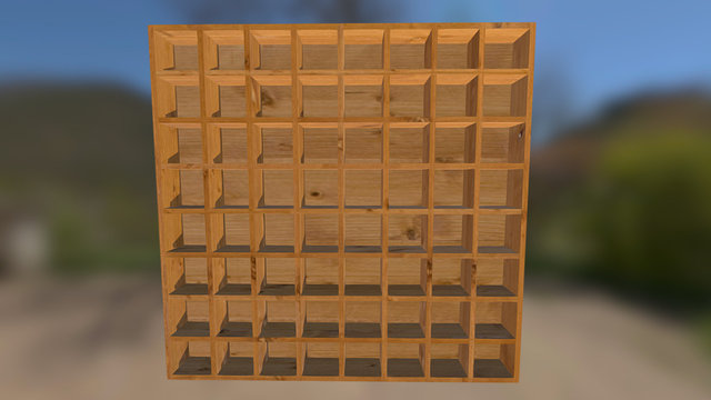 Box Shelving 3D Model