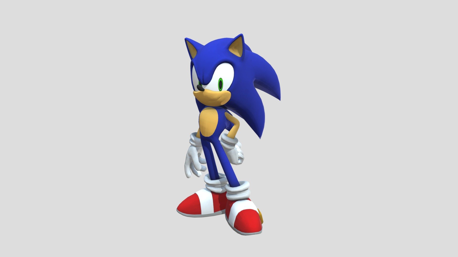 sonic - Download Free 3D model by LouisLysanderOmar [1679885] - Sketchfab