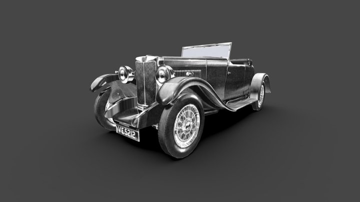 1930 - MG Six 18/80 Mark II 3D Model