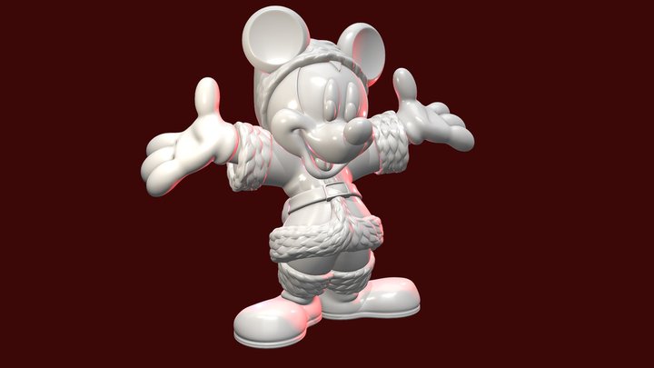Mickey Mouse 3D Model