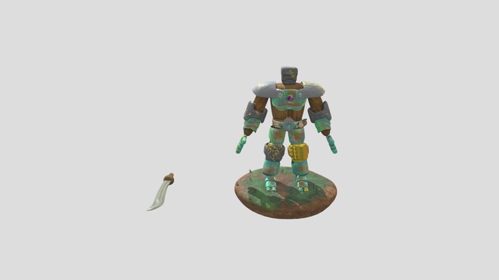 Pose em T- Ash Ex4 Hi Poly 3D Model