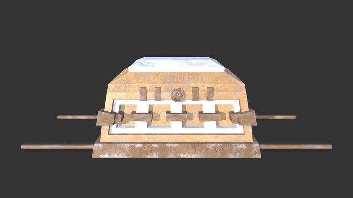 Stone Chest 3D Model