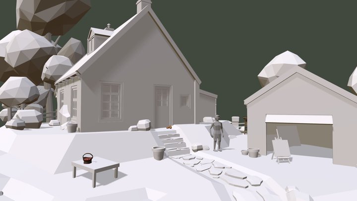 Grandma's House- Update chosen Diorama and House 3D Model