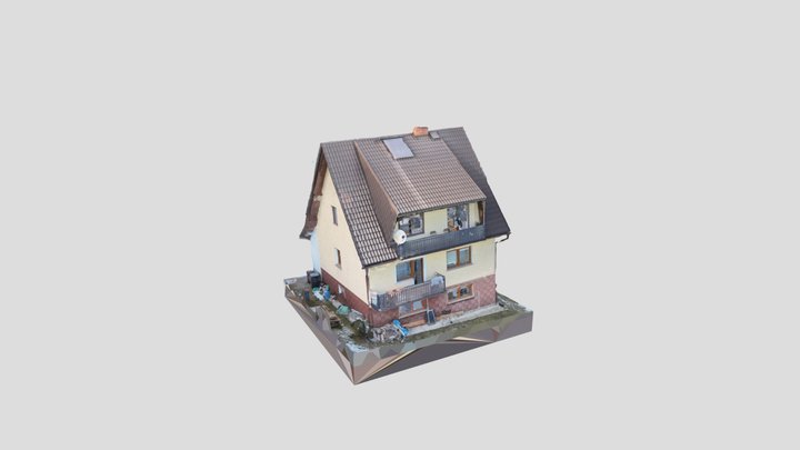 Dom+srodek 3D Model