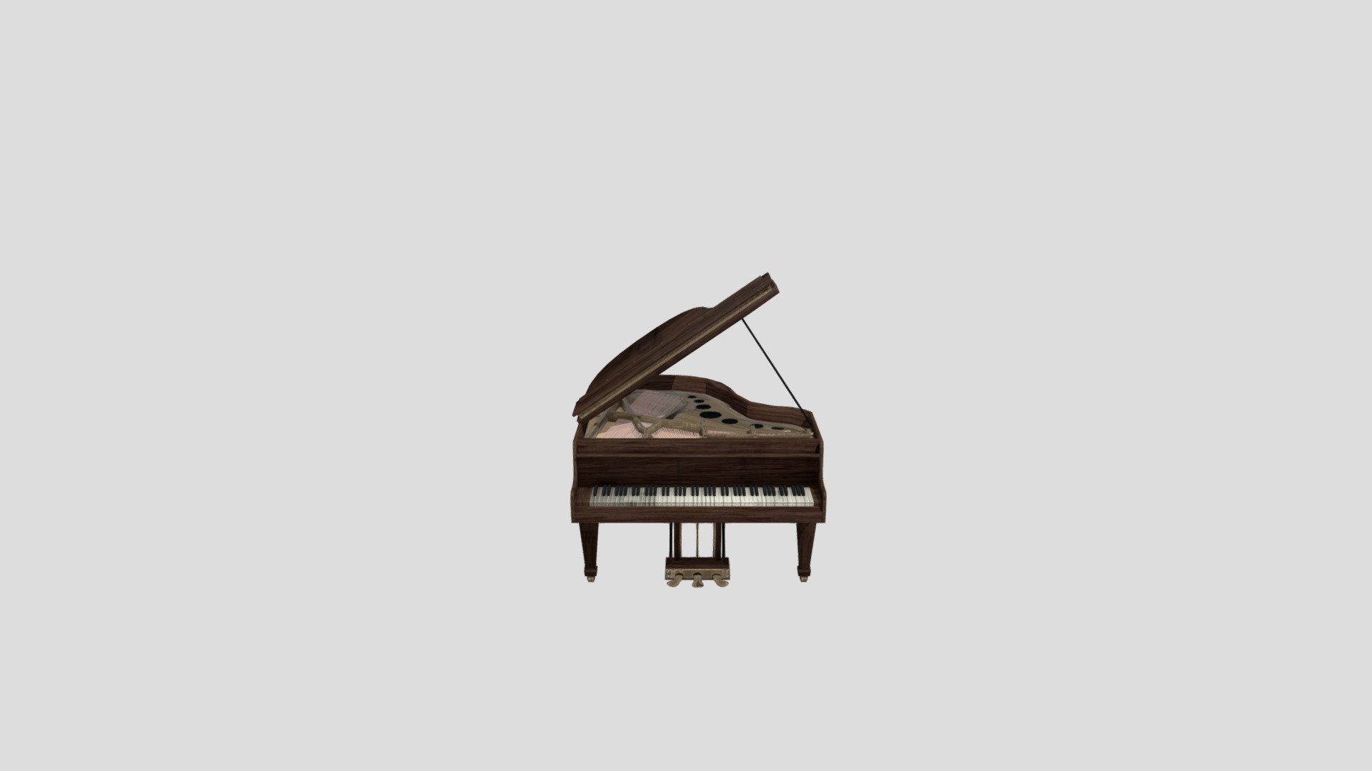 Piano - 3D model by TreasuredTeam [167d5eb] - Sketchfab