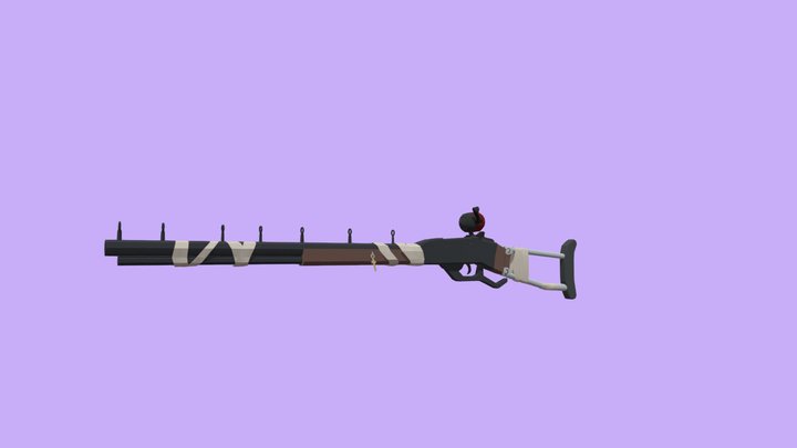 Holy Fishing Gun | Holy Mackerel 3D Model
