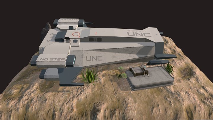 Ship Mini Environment 3D Model