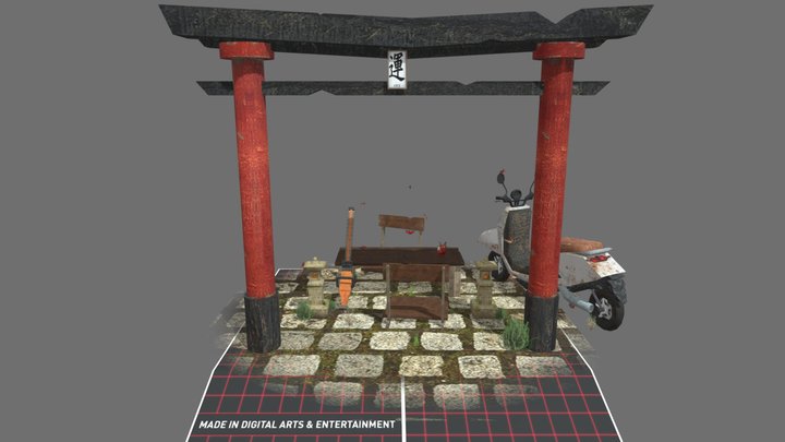 DAE 5 Finished props - Grandma's House 3D Model