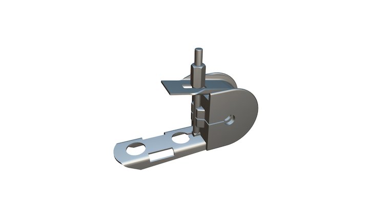 Зажим поддерживающий НС-10-15 3D Model