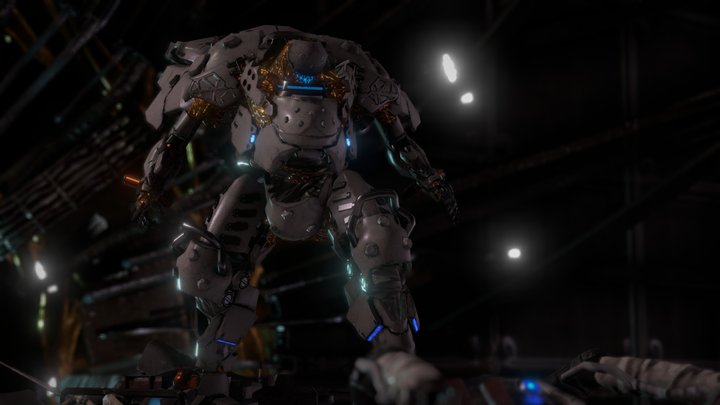 Robots  Hard Borne 3D Model
