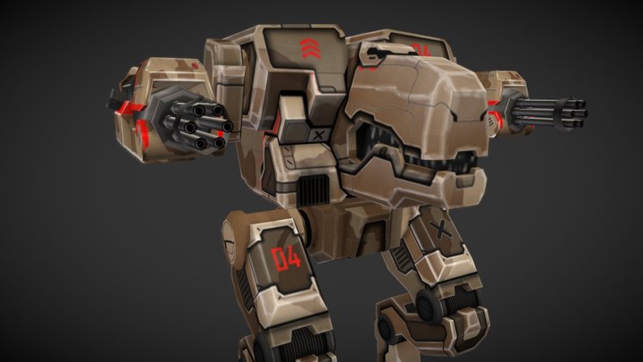 Legion MK4 (rotation) 3D Model