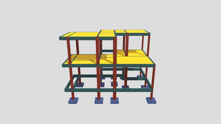 ESTRUTURAL CASA IPÊ 3D Model