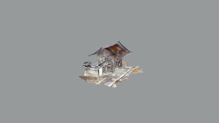 建福寺山門 3D Model