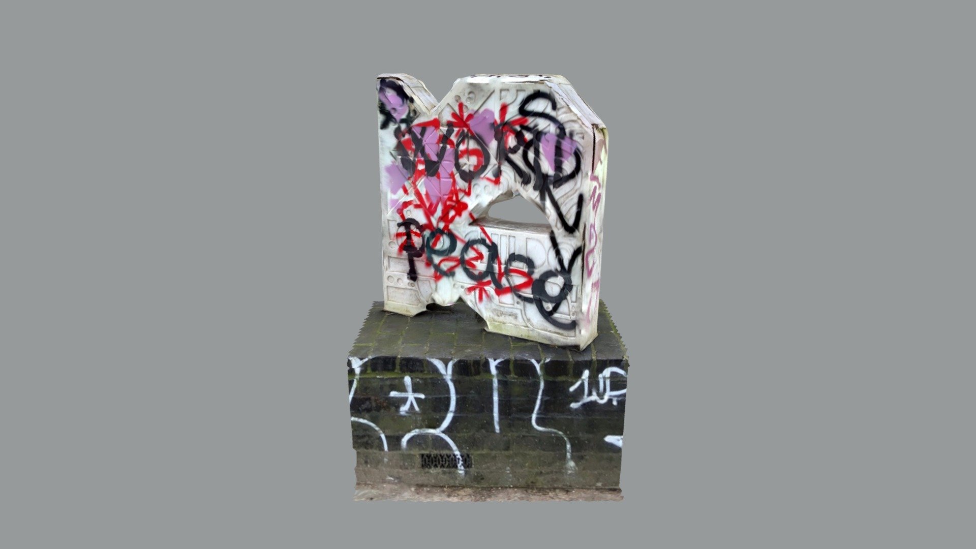 World Peace graffiti - Fish Island