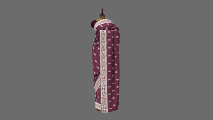 Indian_Saree 3D Model