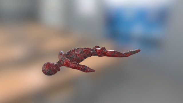 Burnt Corpse 3D Model