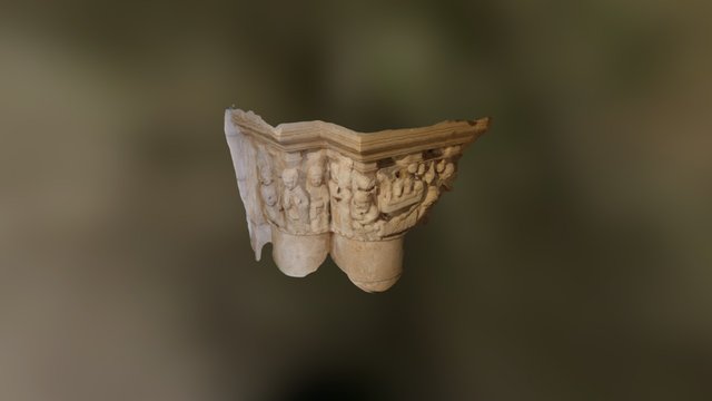 Capitel de San Juan de Ortega 3D Model