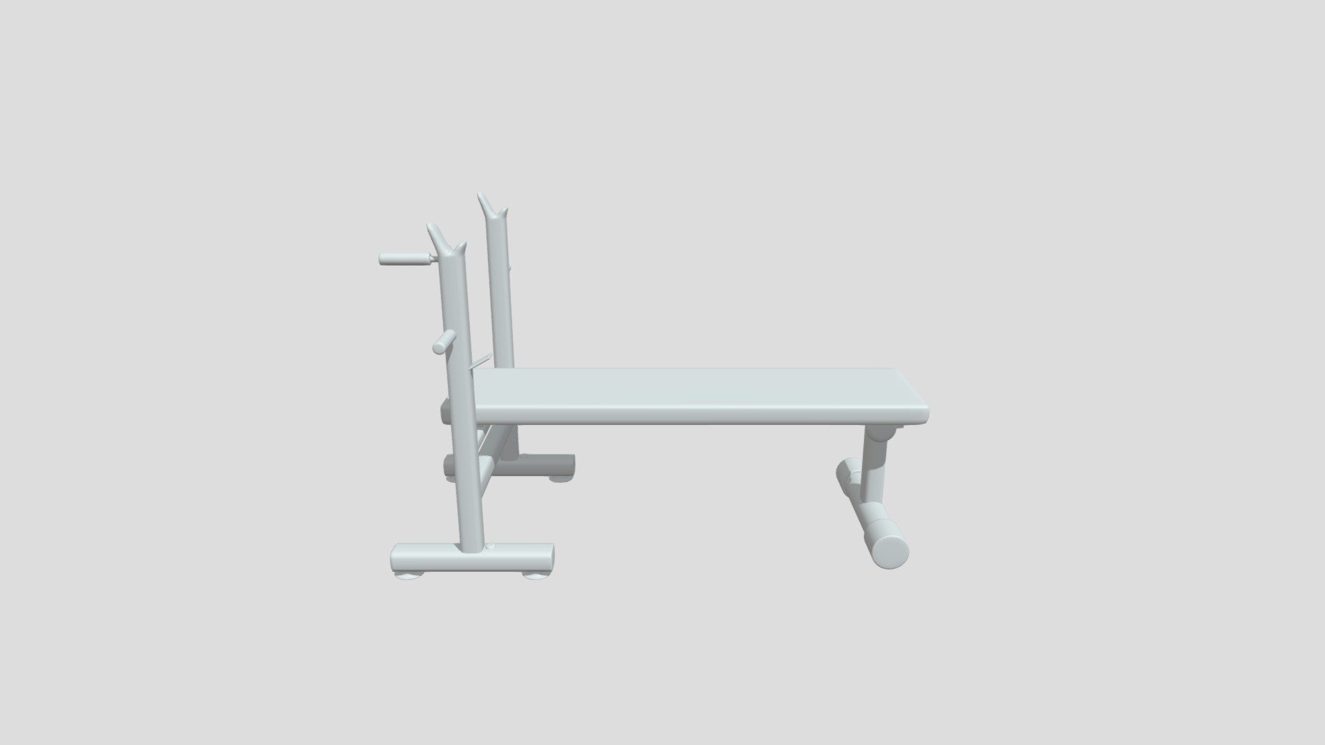 Gym bench - Download Free 3D model by Sina (@Sin4) [1683b0e] - Sketchfab