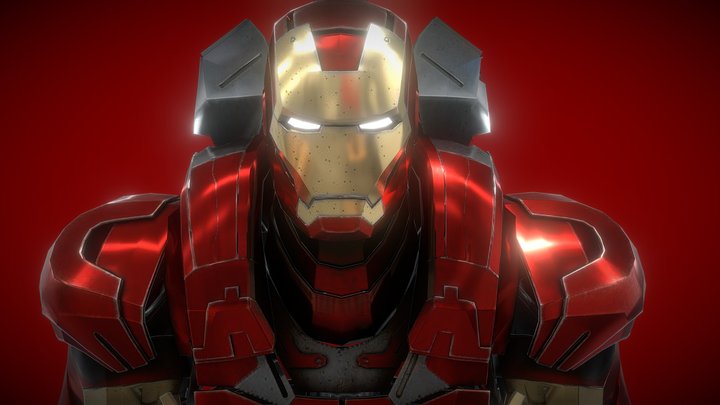IRON MAN 3D Model