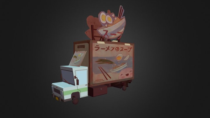 Ramen Truck 3D Model
