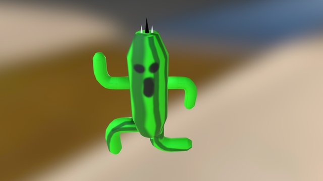AGURKAS PABEGES IS KALEJIMO 3D Model