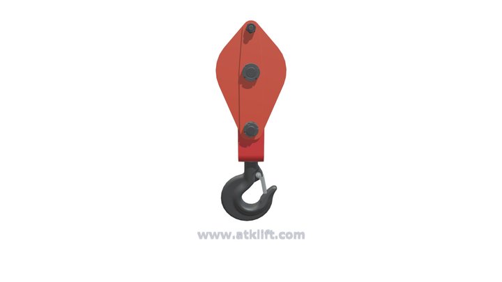 Блок двушкивный 3D Model
