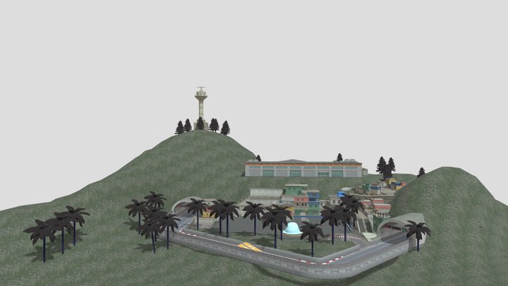 Free Fire Old Training Ground 3D Model 3D Model
